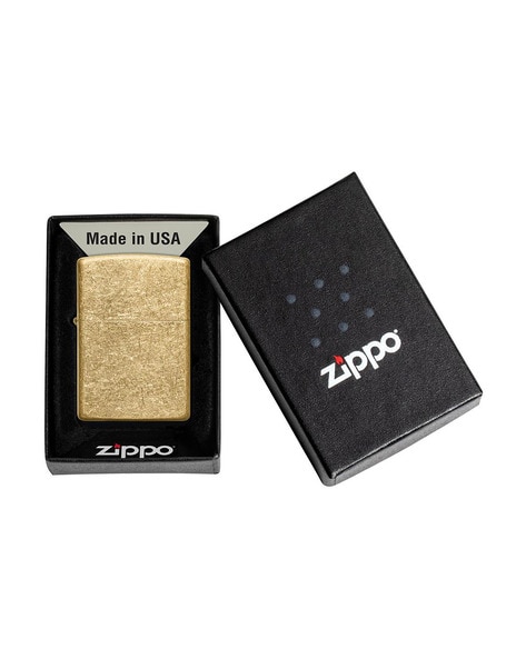 Buy ZIPPO Zippo Classic Tumbled Brass Windproof Pocket Lighter