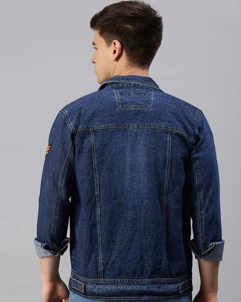 Full Sleeve Slim Fit Voxati Men's Denim Jacket