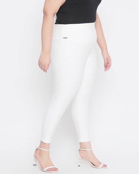 Cotton Western Wear Leggings For Women White Colour, Size: XXL at Rs  230/piece in Kancheepuram