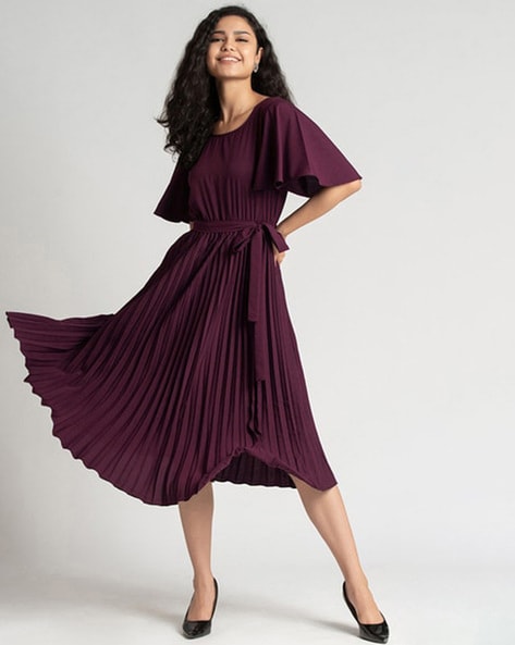 Buy Wine Dresses for Women by SELVIA Online