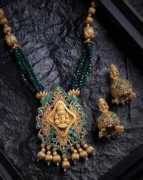 Temple necklace set online