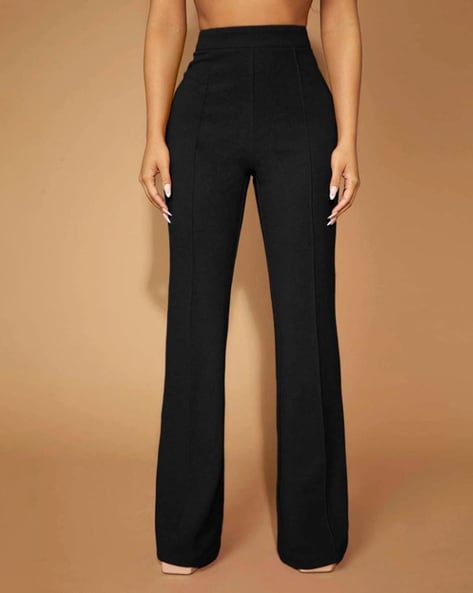 Burland Pant - Black | Black dress pants outfits, Flare dress pants, Womens  dress pants