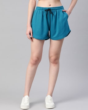 Buy Off white Shorts for Women by LAABHA Online