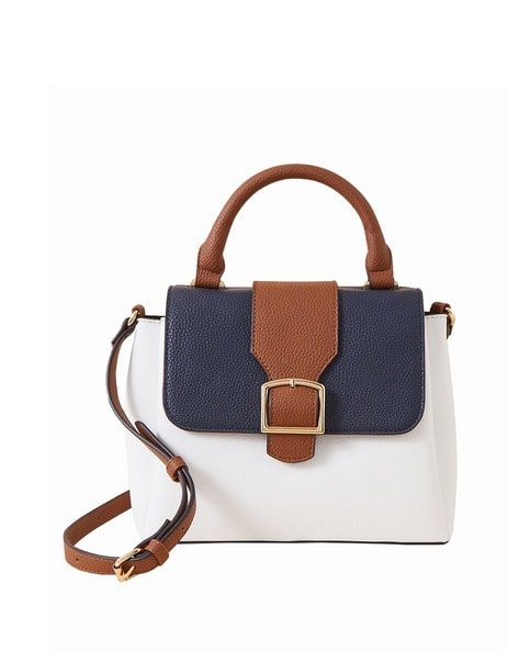 Accessorize London Colourblock Flap-Over Sling Bag