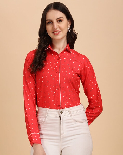 Buy Red Tops for Women by Wedani Online