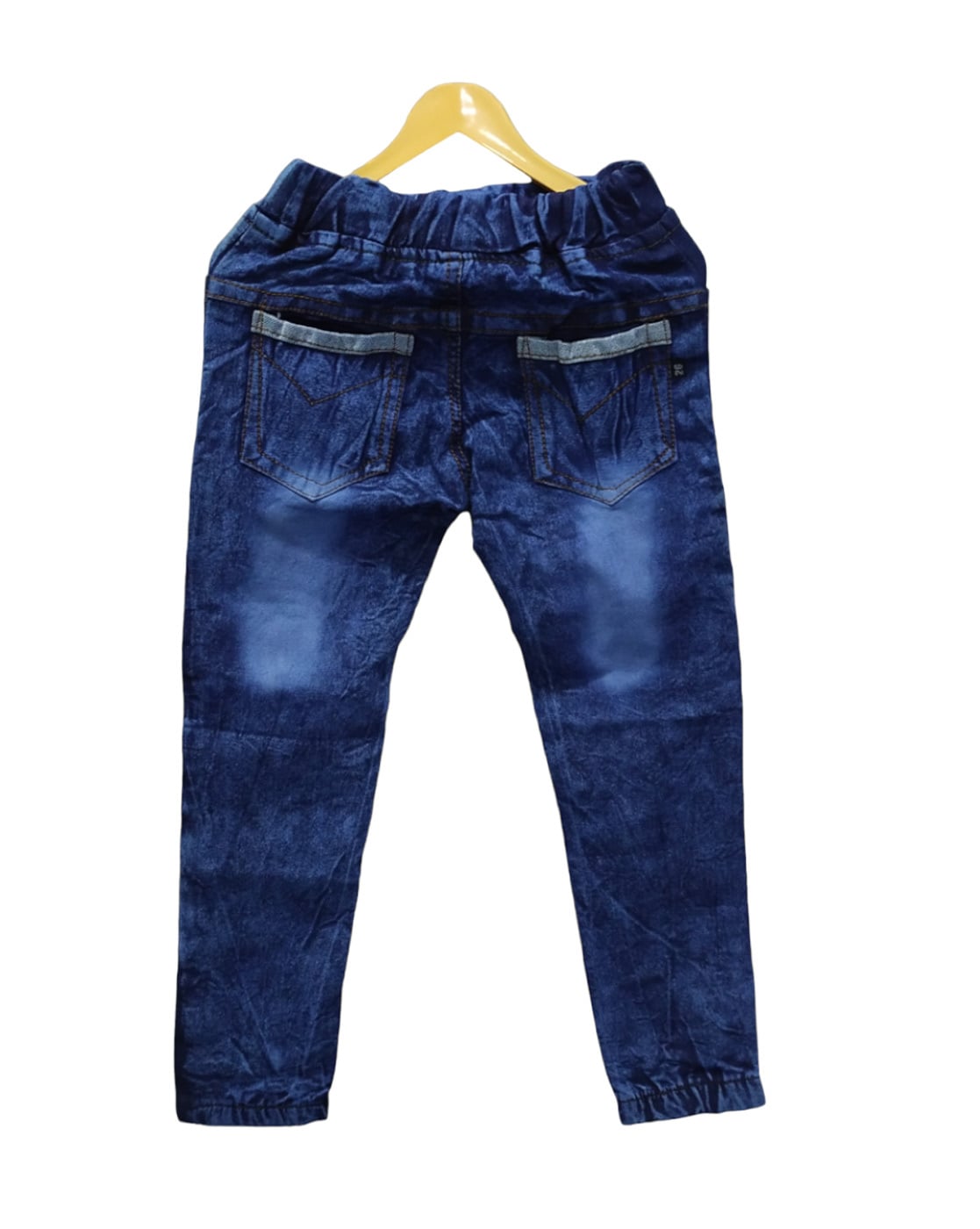 Mid Wash Denim Joggers