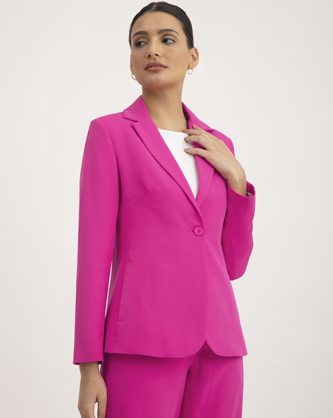 Fuschia deals womens blazer