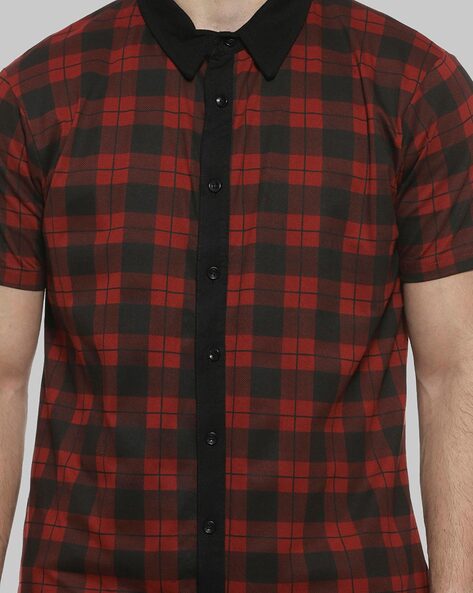 Buy Red Shirts for Men by Campus Sutra Online