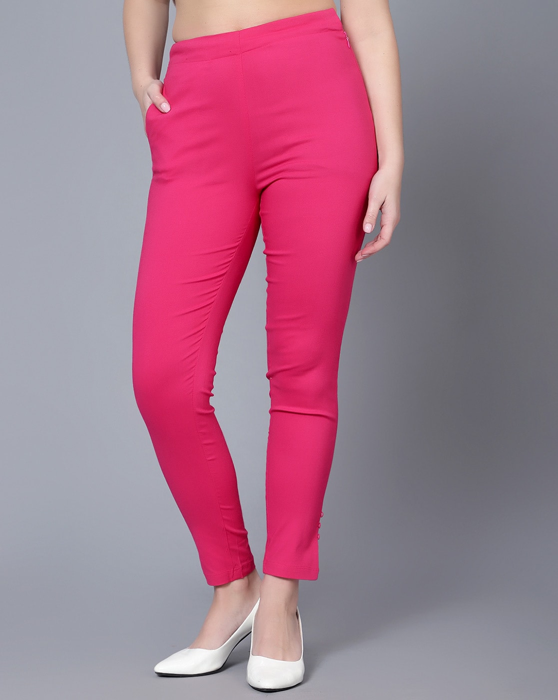 Buy Istyle Can Cotton Lycra Stretchable Slim Fit Straight Casual Pants for  GirlsLadiesWomen Online at desertcartINDIA