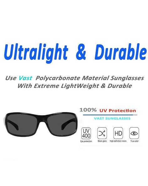 Buy SunVoir Polycarbonate Sunglass UV 400 Grey Lens Men & Women Sports  Sunglasses - SUNVOIR-015-C1 online