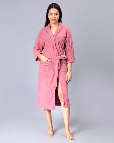 Buy Rose Pink Towels Bath Robes for Home Kitchen by Lacylook