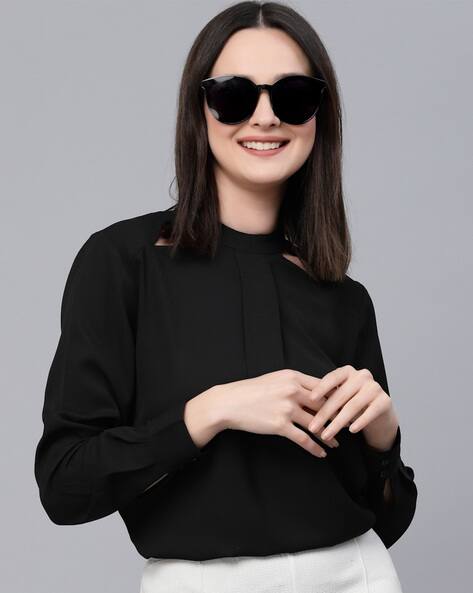 ladies tops ajio
