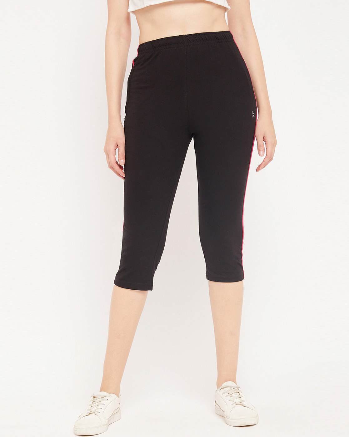 Buy Next Women Black Skinny Fit Solid Cropped Trousers  Trousers for Women  5569991  Myntra