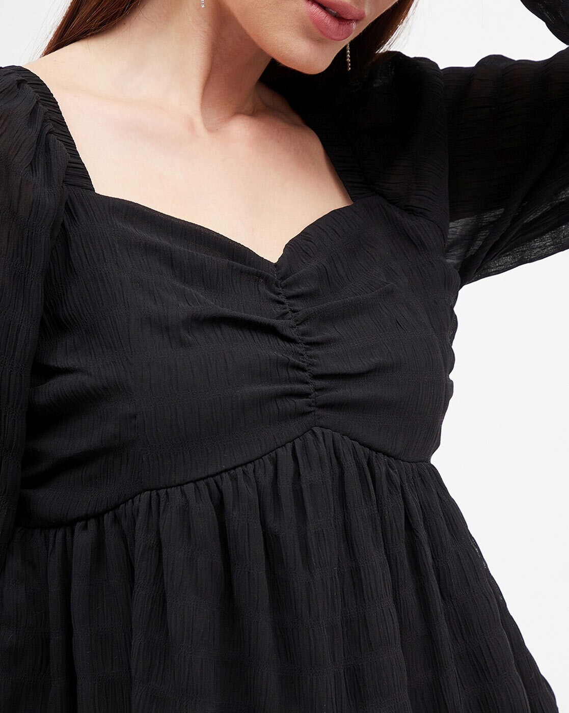 Buy Black Tops for Women by HARPA Online