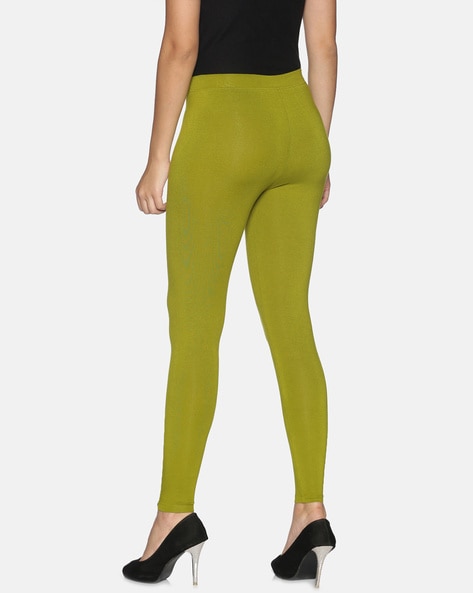 Buy Olive Green Leggings for Women by Twin Birds Online