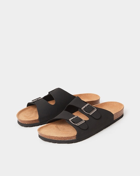 DOUBLE-STRAP SANDALS - Brown | ZARA India