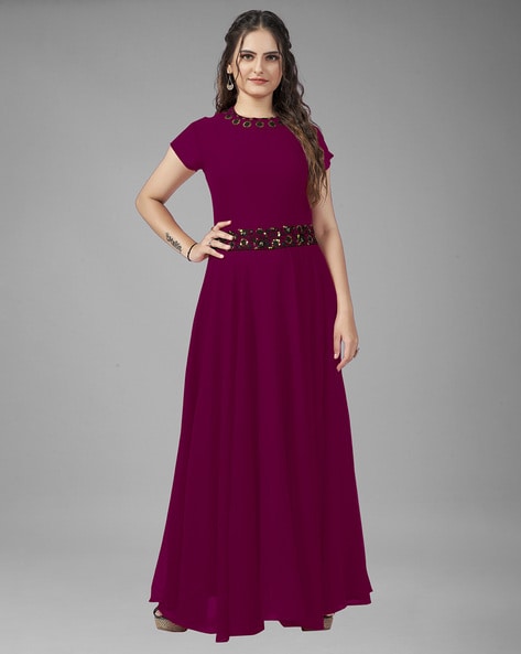 Buy Blue Dresses & Gowns for Women by Geisha Designs Online | Ajio.com