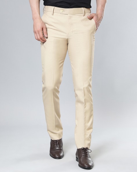 Off-cream Color Regular Fit Formal Trousers at Rs 1399.00 | Men Formal  Trouser | ID: 2850491996688