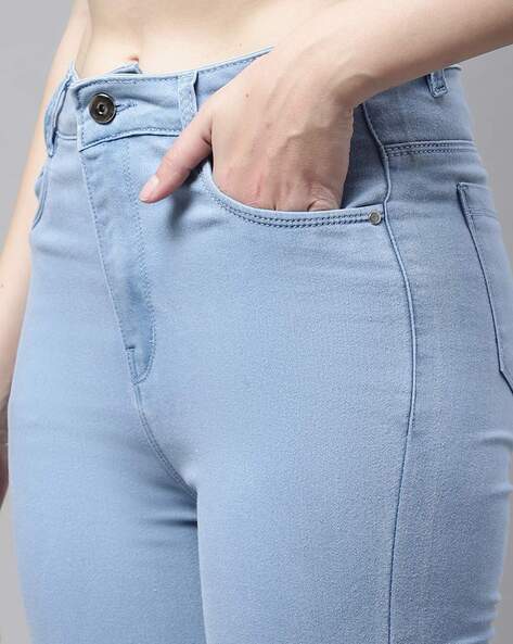 Buy Sky Blue Jeans & Jeggings for Women by ELLIS Online