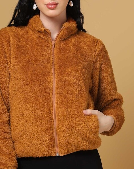 TU Womens Sherpa Jacket Fluffy Long Sleeve Button Up Coat Size 10 - 20 RRP  £24 | eBay