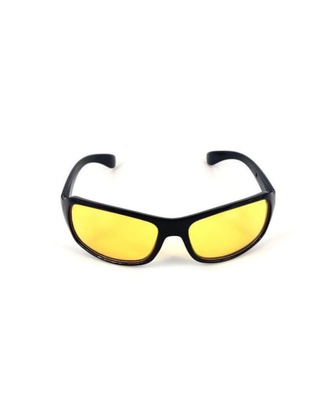 Dervin Black Frame Yellow Lens Men Women Rectangular Sunglasses for  Driving/Shooting (Yellow) - Perfect for Any Weather : Amazon.in: Fashion