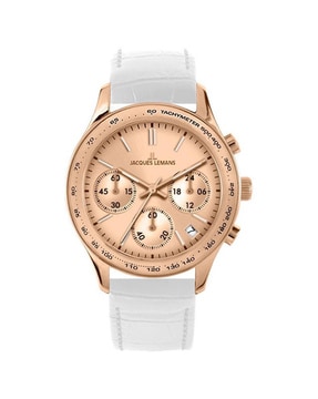 Jacques lemans on sale rose gold watch