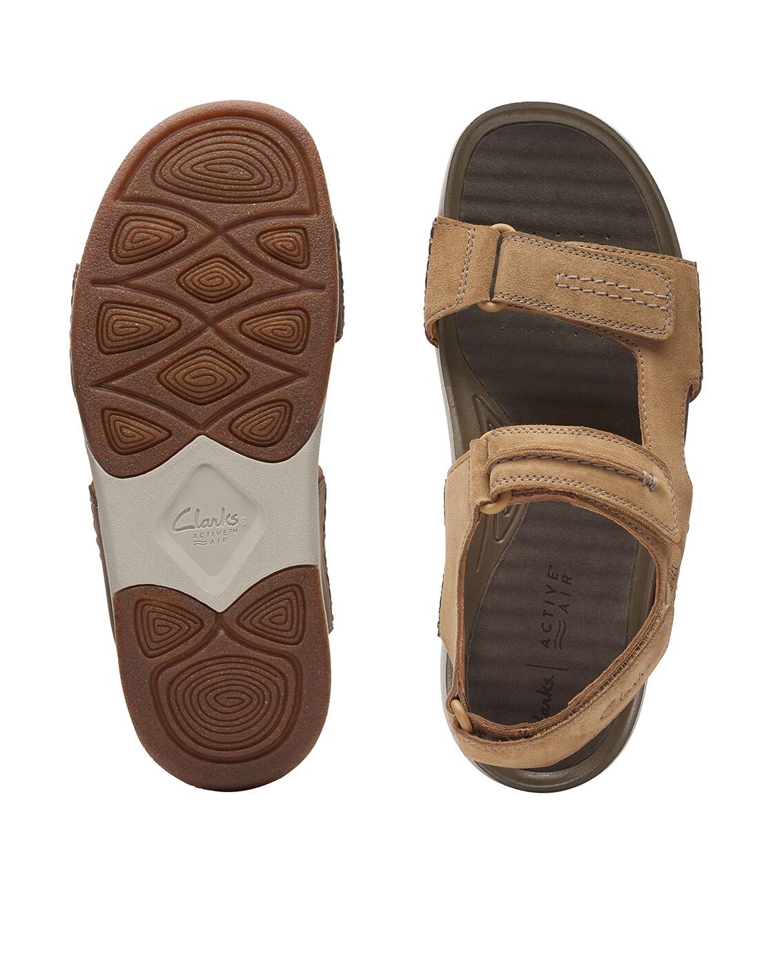 Open Toe Sandals with Velcro Closure