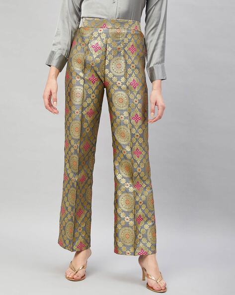 Women's Pants High Waist, Sarouel Ample Floral Pattern, Elastic Belt Pants,  Tailor Floral Pants at Rs 550/piece, हाई वेस्टेड पैंट in Jaipur