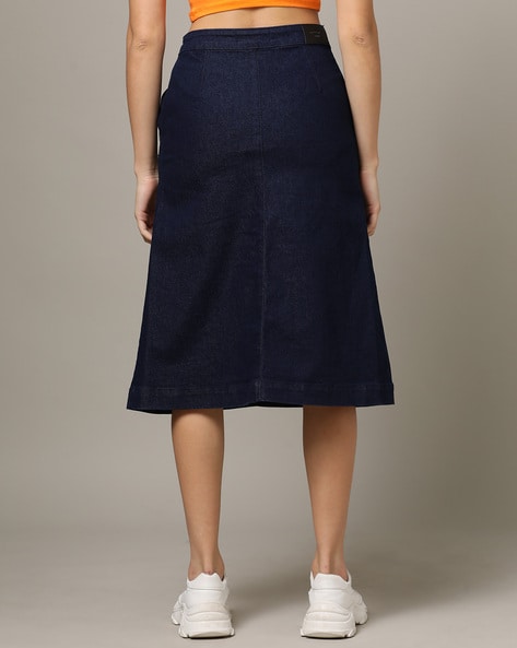 Buy Blue Skirts for Women by MADAME Online | Ajio.com