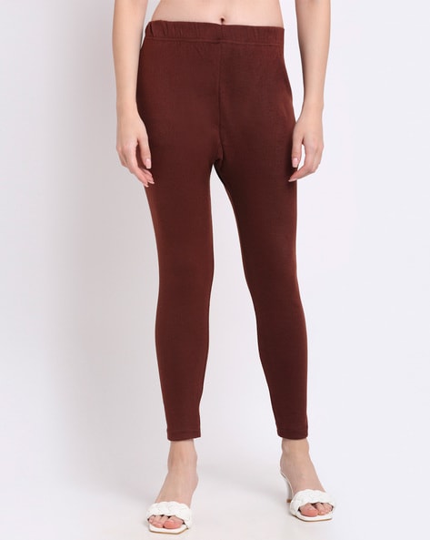 Buy TAG 7 Red & Brown Leggings - Pack of 2 for Women's Online @ Tata CLiQ
