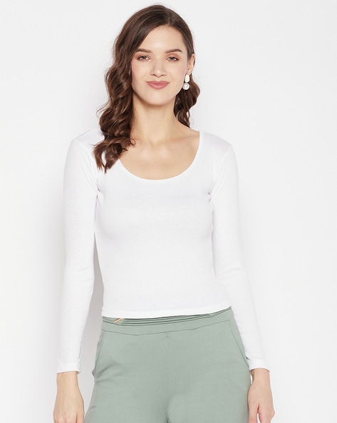 Buy White Tops for Women by Tior Online