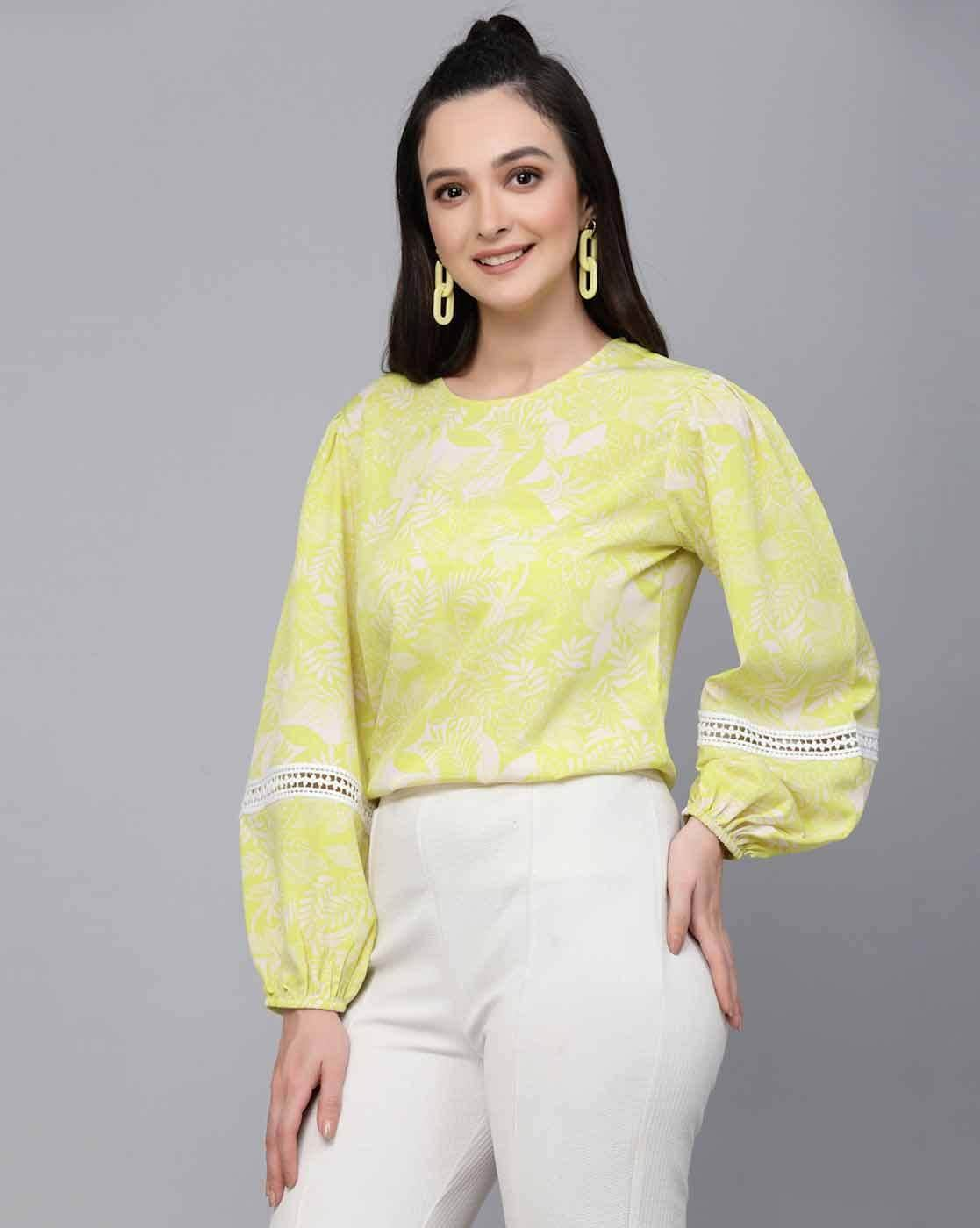 Lemon coloured sale top