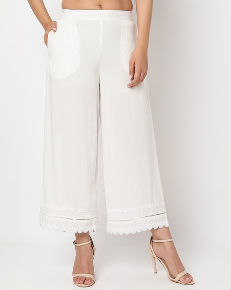 Buy Off White Pants for Women by SRISHTI Online  Ajiocom