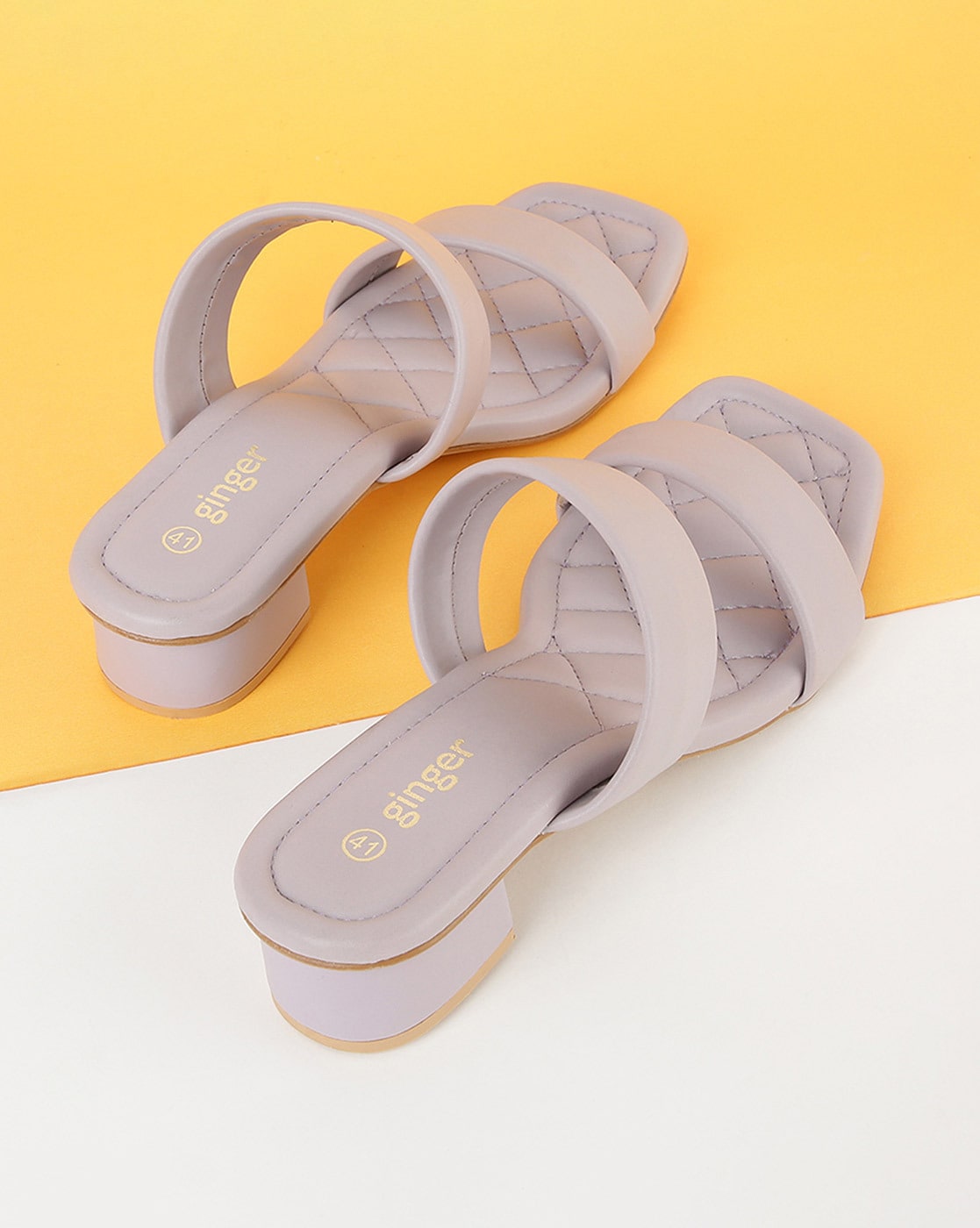 Buy White Flat Sandals for Women by Ginger by Lifestyle Online | Ajio.com
