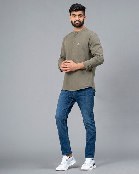 Buy Olive Shirts for Men by RED TAPE Online