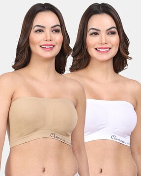 Buy online Pack Of 2 Solid Tube Bras from lingerie for Women by Amour  Secret for ₹319 at 68% off
