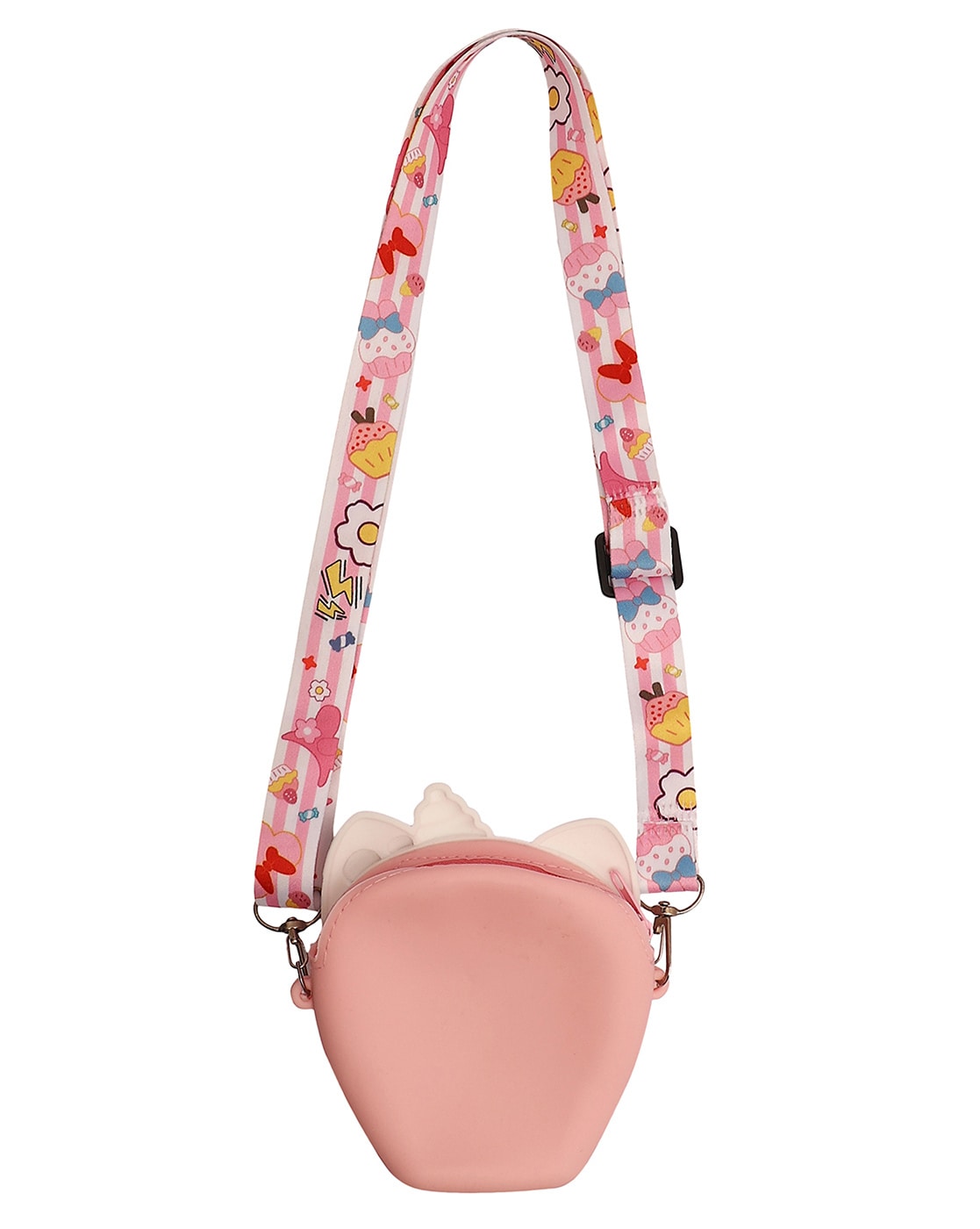 Peach shop sling bag