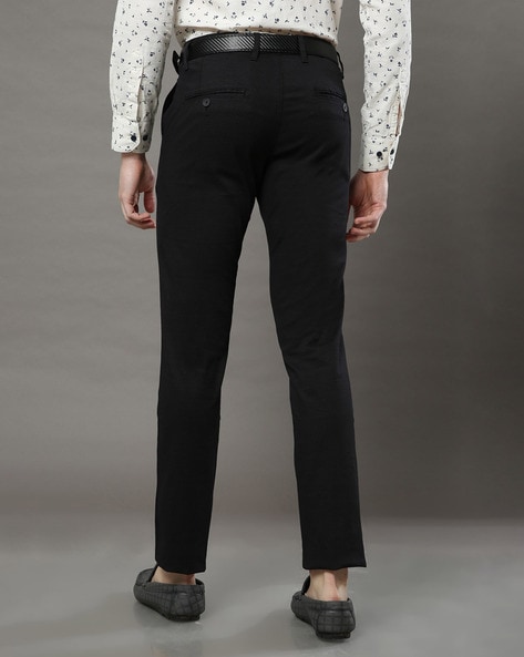 VERSACE Suit trousers slim fit in 1b000 black