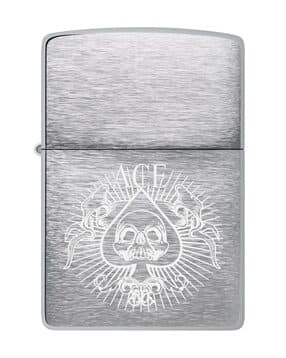 zippo Spade Skull Print Windproof Pocket Lighter-picture-15