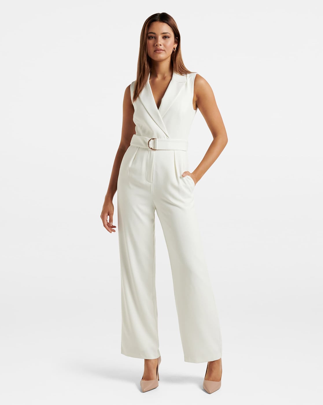 Buy White Jumpsuits Playsuits for Women by Forever New Online Ajio