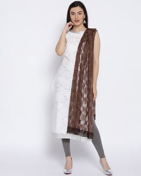 Dupatta with Lace Detail-image-28