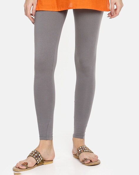 Buy Grey Leggings for Women by Twin Birds Online
