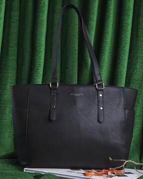 Buy Tan Mika Monogram Baguette Bag Online - Accessorize India