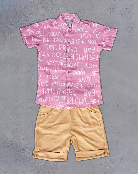 Buy Pink Khaki Sets for Boys by DRESSTIVE Online