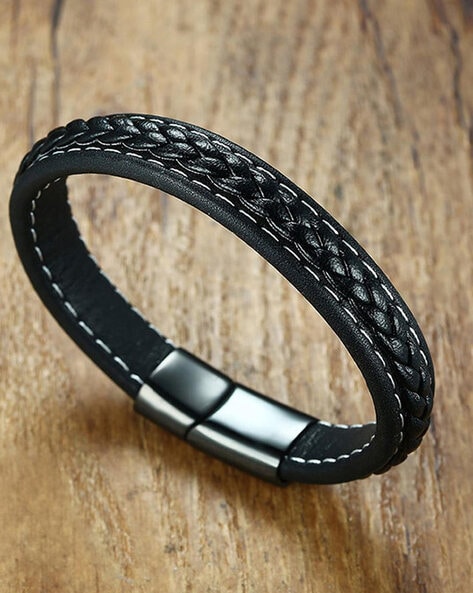 Antique Mens Brown Leather Cuff Bracelet Leather Wrist Band Wristband  Handcrafted Jewelry  Fruugo IN