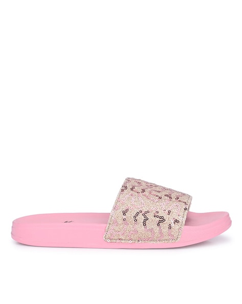 Buy Pink Flip Flop Slippers for Women by Yuuki Online Ajio