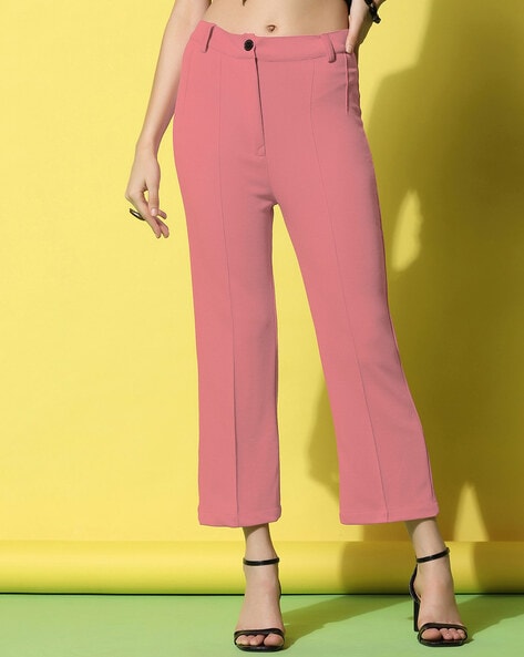 Jil Sander Cutout Belt Loop Trousers | Neiman Marcus