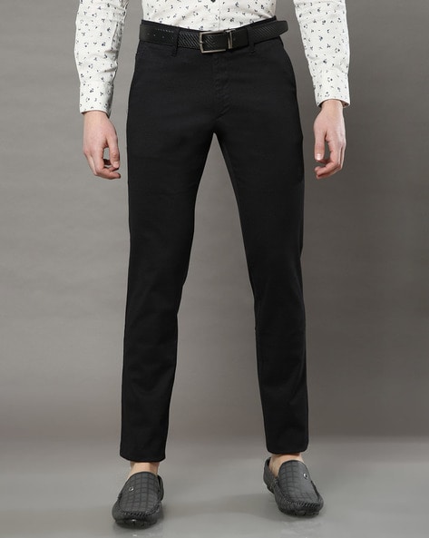 Regular Fit Black Tuxedo Trousers | Buy Online at Moss