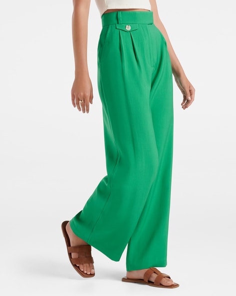 Women´s Green Trousers | Explore our New Arrivals | ZARA Turkey