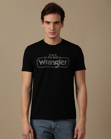 Wrangler Logo Print Crew-Neck T-Shirt